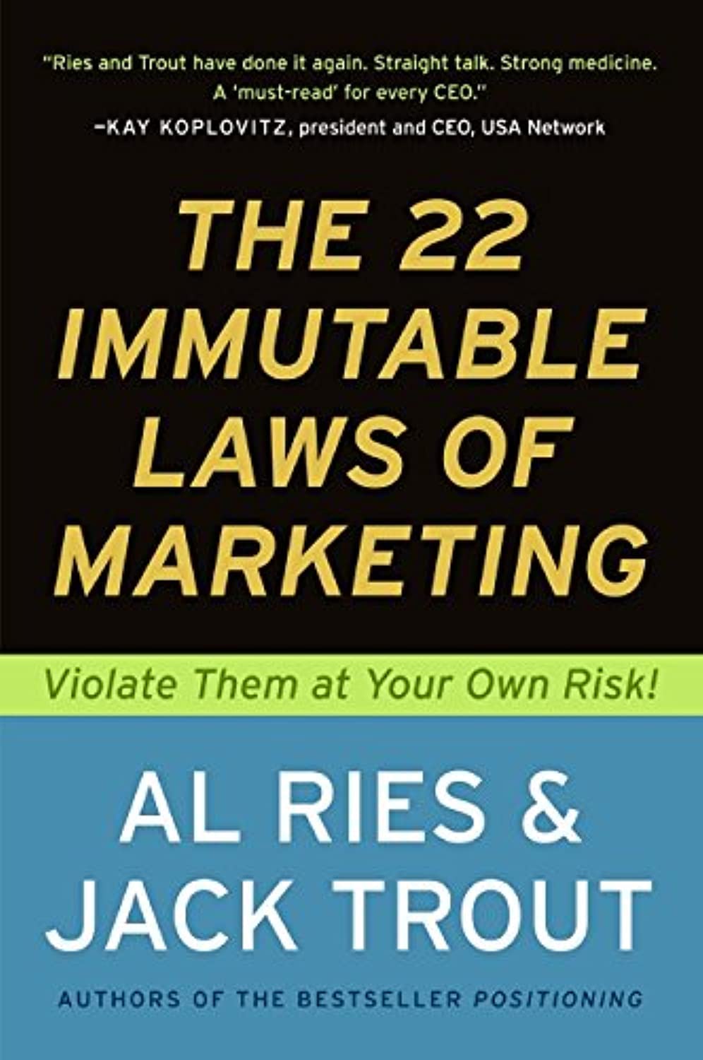 The 22 Immutable Laws of Marketing - ReadMoreDXB