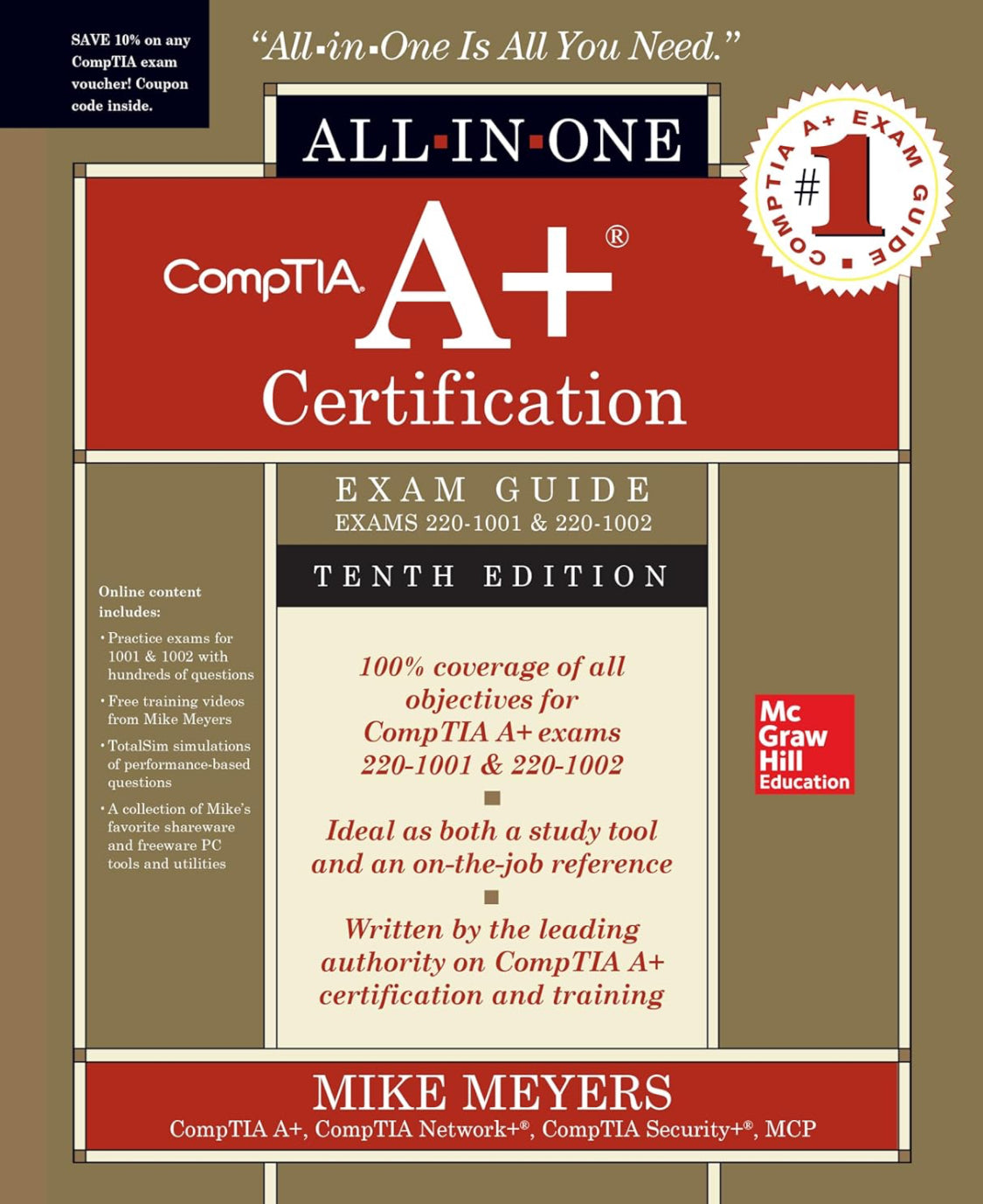 CompTIA A+ Certification All-in-One Exam Guide, Tenth Edition (Exams 220-1001 & 220-1002) - ReadMoreDXB