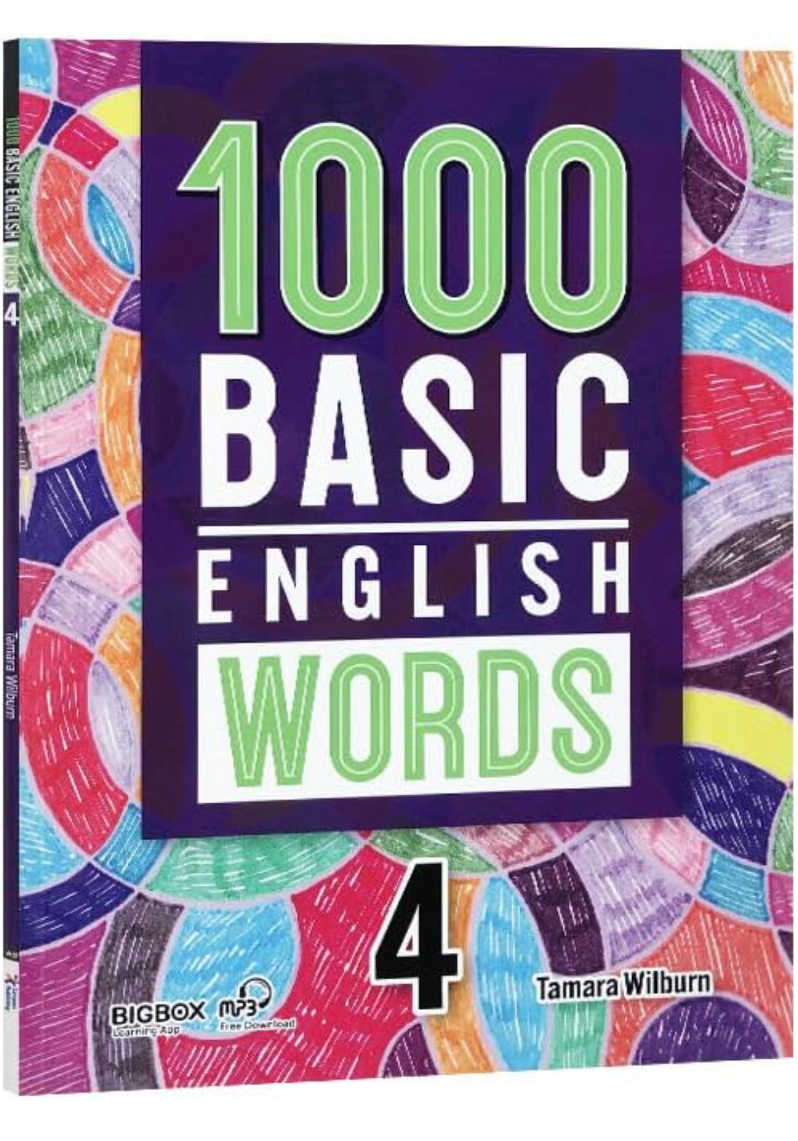 4 Books/Set 1000 BASICs English Words Level 1-4 Primary School Common English Words Dictionary Book
