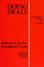 Doing Deals: Investment Banks at Work - ReadMoreDXB