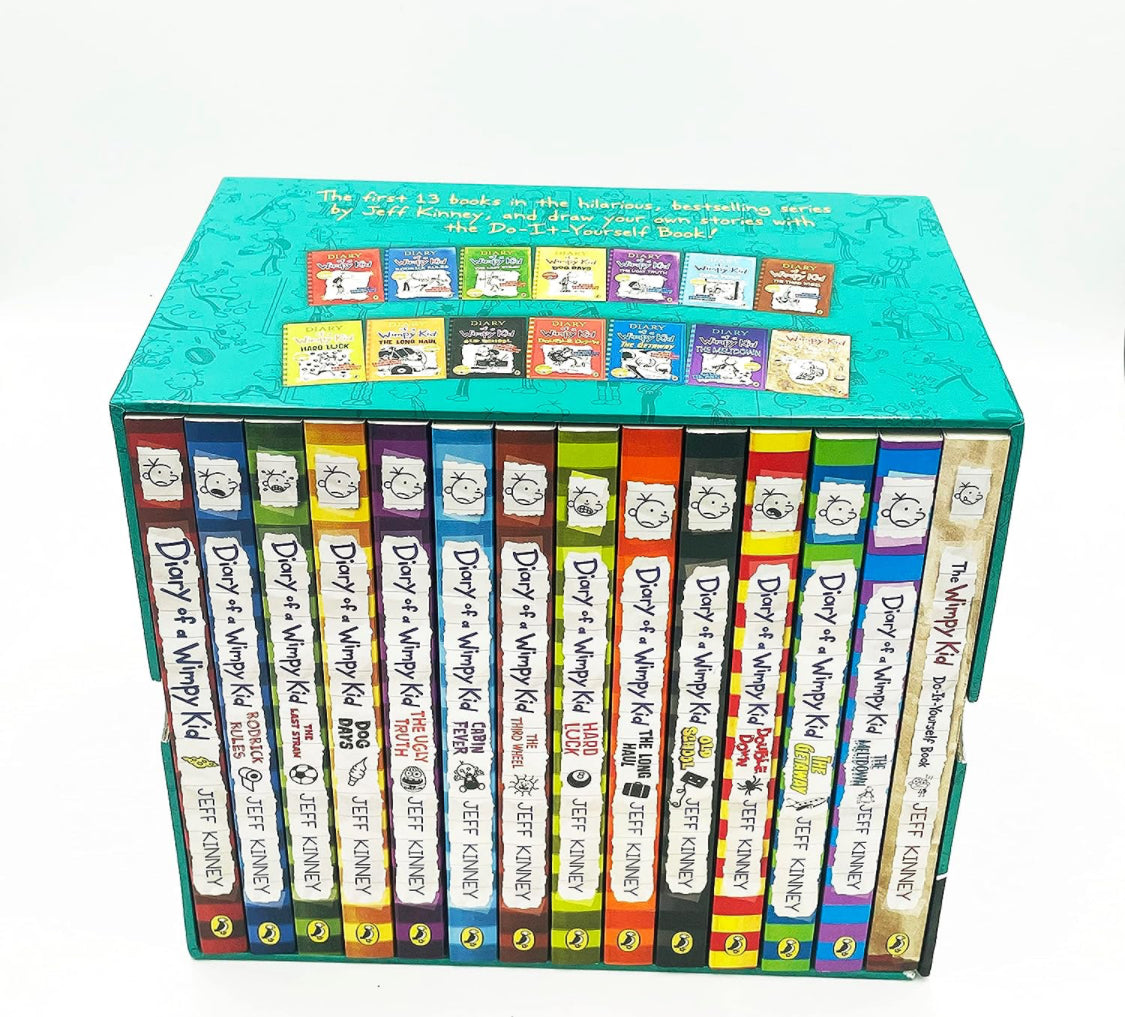 Diary Of A Wimpy Kid Book Set (14 Books) - ReadMoreDXB