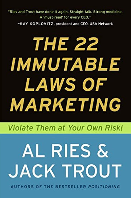 The 22 Immutable Laws of Marketing - ReadMoreDXB