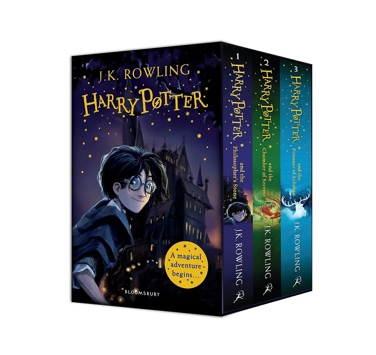 Harry Potter 1–3 Box Set: A Magical Adventure Begins Paperback - ReadMoreDXB