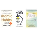 Atomic Habits + Deep Work + The Power Of Now Combo - ReadMoreDXB