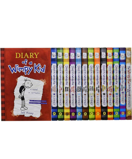 Diary Of A Wimpy Kid Book set(14 Books) - ReadMoreDXB