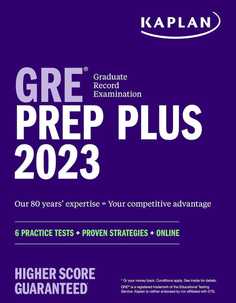 GRE Prep Plus 2023: 6 Practice Tests + Proven Strategies + Online - ReadMoreDXB