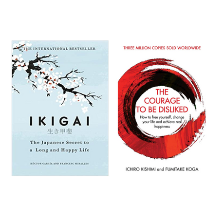 Ikigai + The Courage To Be Disliked Combo - ReadMoreDXB