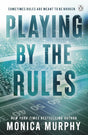 Book cover of 'Playing by the Rules' with a football field design and text.